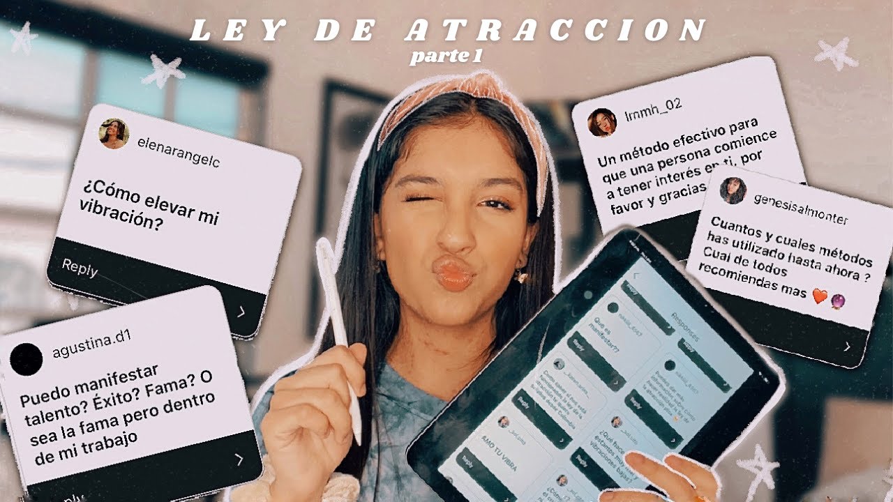 Q&A LEY DE ATRACCION PARTE 1 // ¿COMO ELEVAR MIS VIBRAS?
