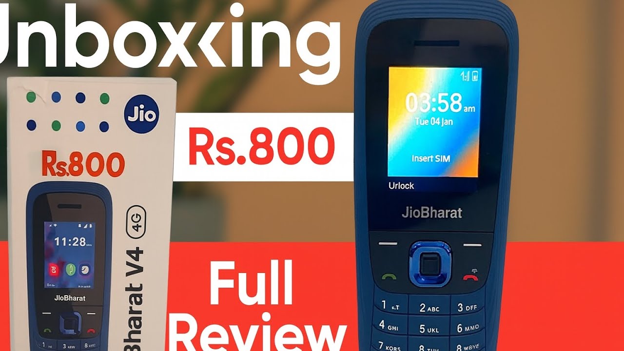 Jio Bharat Phone Box Opening....Only in Rs.800