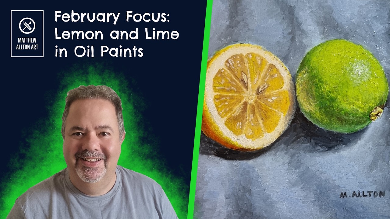 Satisfying Oil Painting Time Lapse | Realistic Fruit Still Life Study