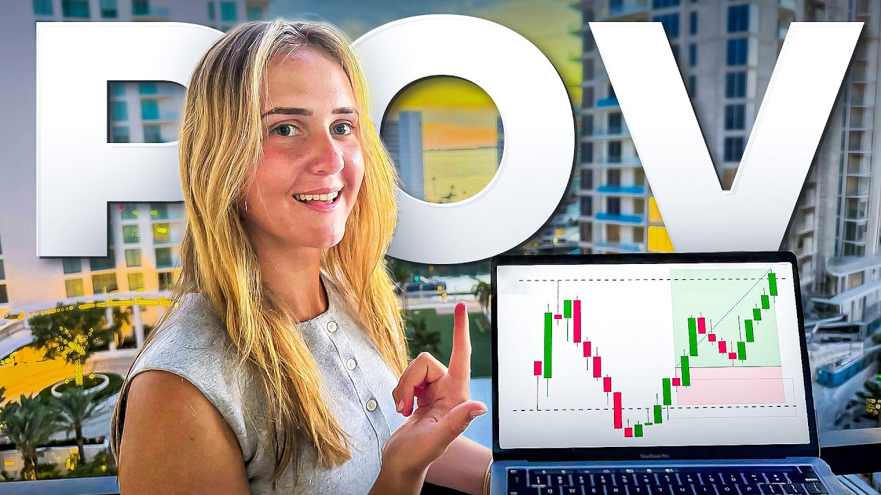 Realistic Day In The Life of a Girl Making $2,515/day Trading