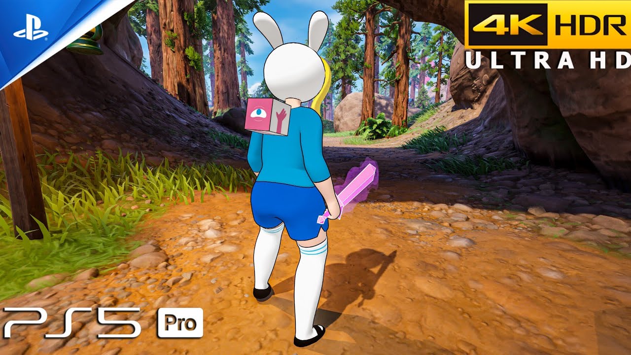 Fortnite (PS5 Pro) 4K 120FPS HDR Gameplay | Skin Fionna the Human (Adventure Time)