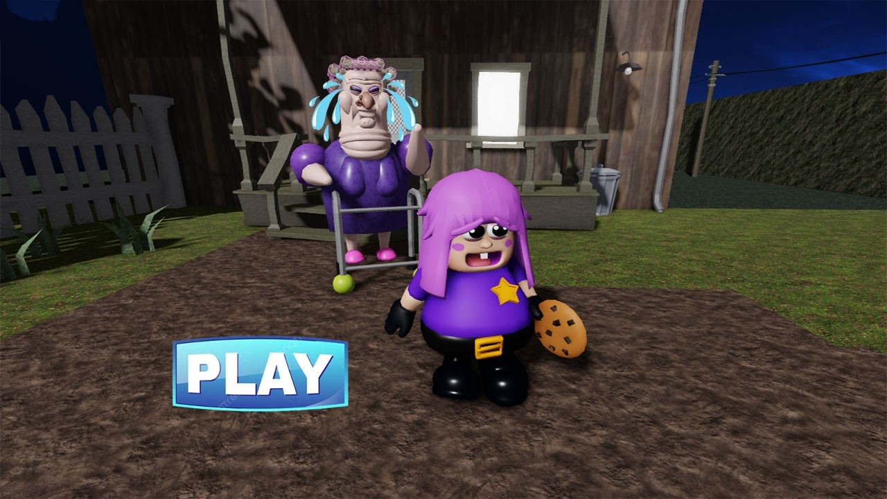 POLLY STEAL COOKIES FROM GRUMPY GRAN  !! FULL GAMEPLAY #roblox