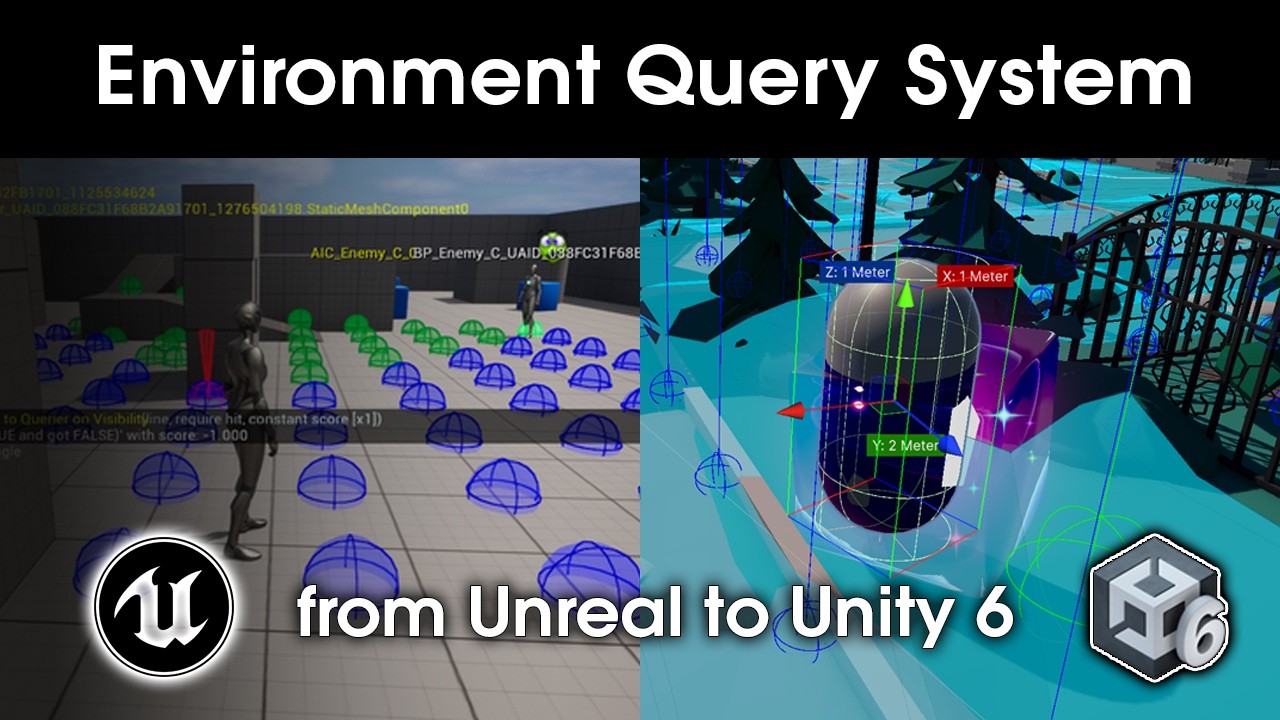 Пересоздание системы EQS из Unreal Engine в Unity 6 (полностью разработанная система искусственно...