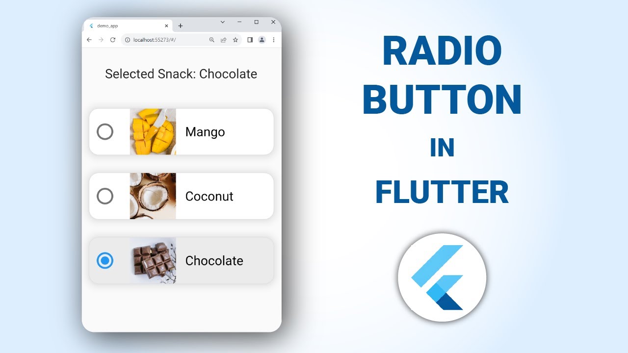 How to make Radio Buttons in Flutter - RadioMenuButton Widget Tutorial