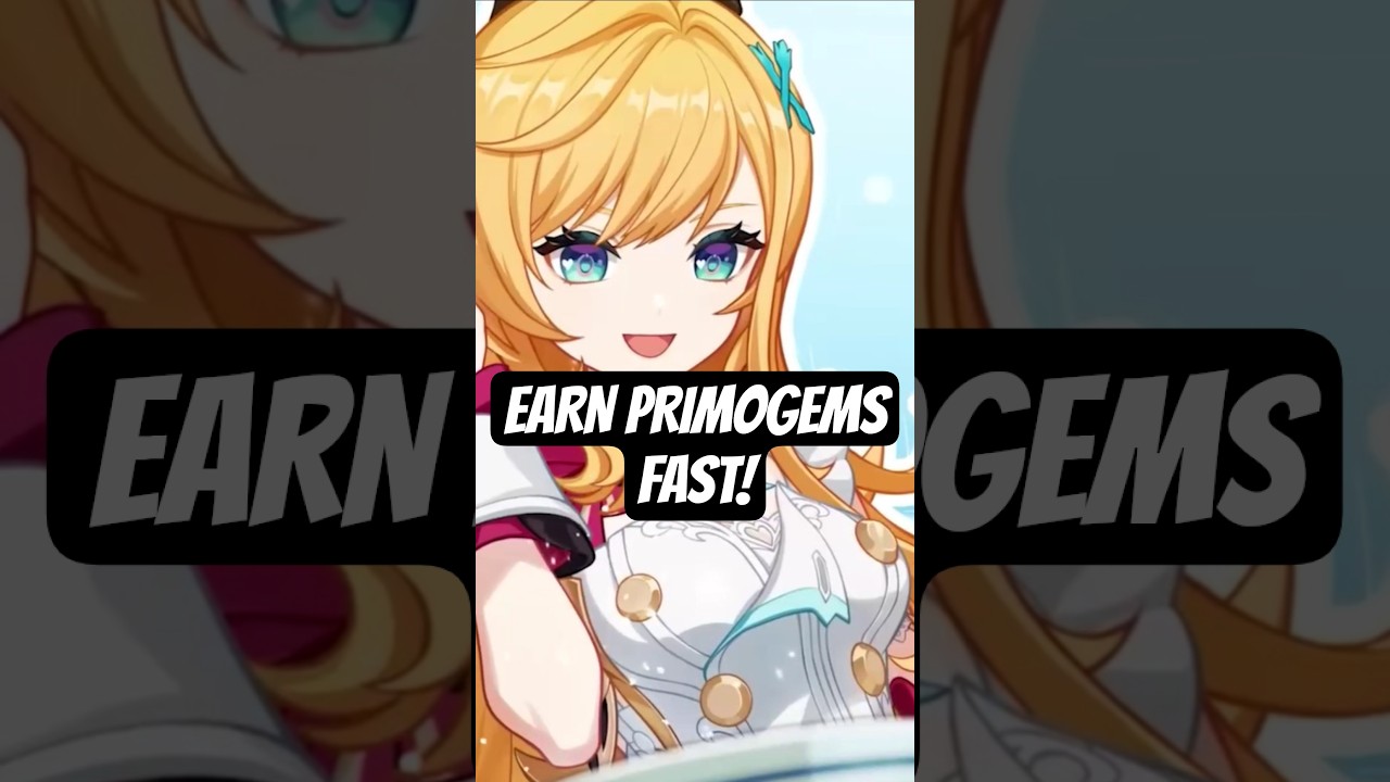 Earn PRIMOGEMS FAST With These EASY Methods! #genshinimpact