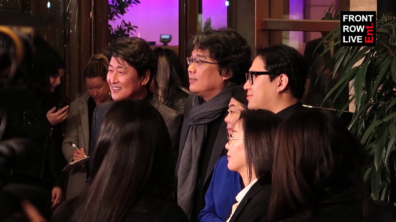 Bong Joon Ho & The Cast of &lsquo;Parasite&rsquo; Arrive at LAFCA Awards 2020
