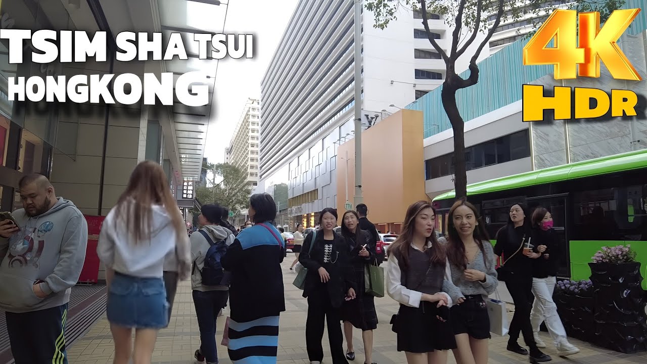 📍Hong Kong 4K | Explore the Vibrant Street Of TSIM SHA TSUI Kowloon District #4k #hongkong