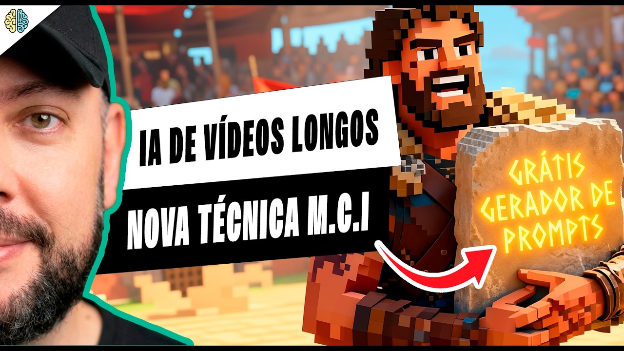 ✅Nova Técnica! Crie FACILMENTE Animações e Filmes em VÍDEOS LONGOS com IA (Inteligência Artificial)