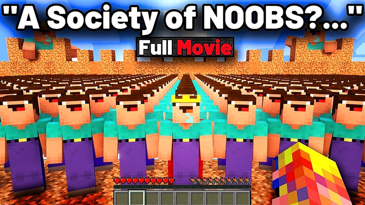 Minecraft But I Discovered NOOB Nation (Full Movie)