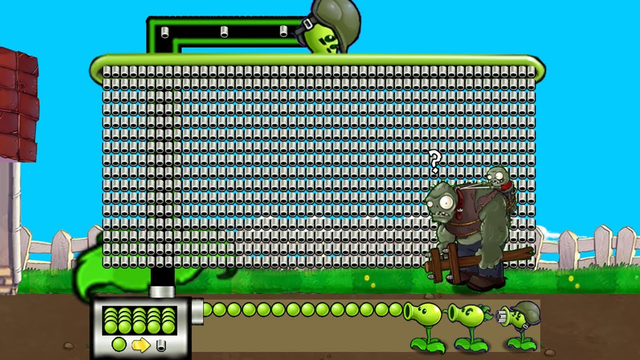 Strongest Fusion Plant. 252 Plants Vs. Zombies PvZ Plus pvz funny moments