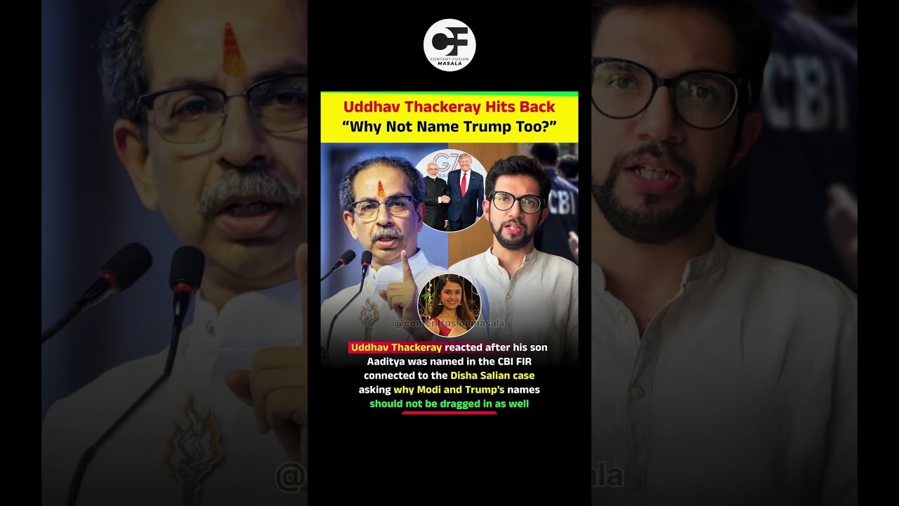 Uddhav Thackeray Hits Back 