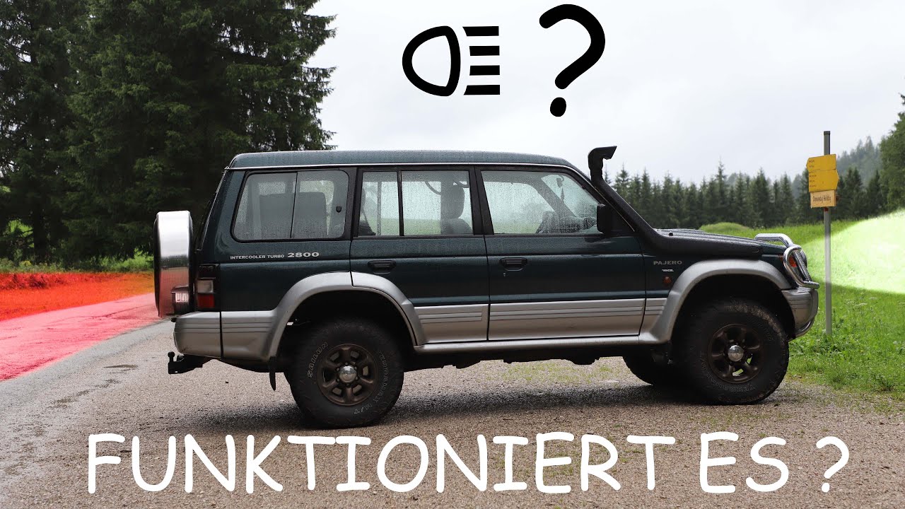 Es geht weiter - Pajero herrichten Ep. 2   ~Funktioniert das Licht wieder?