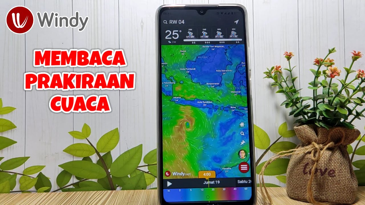 Cara Membaca Perkiraan Cuaca Di Aplikasi Windy