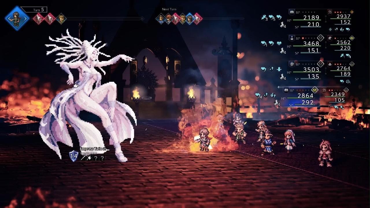OCTOPATH TRAVELER 0 vs Empress Tatloch