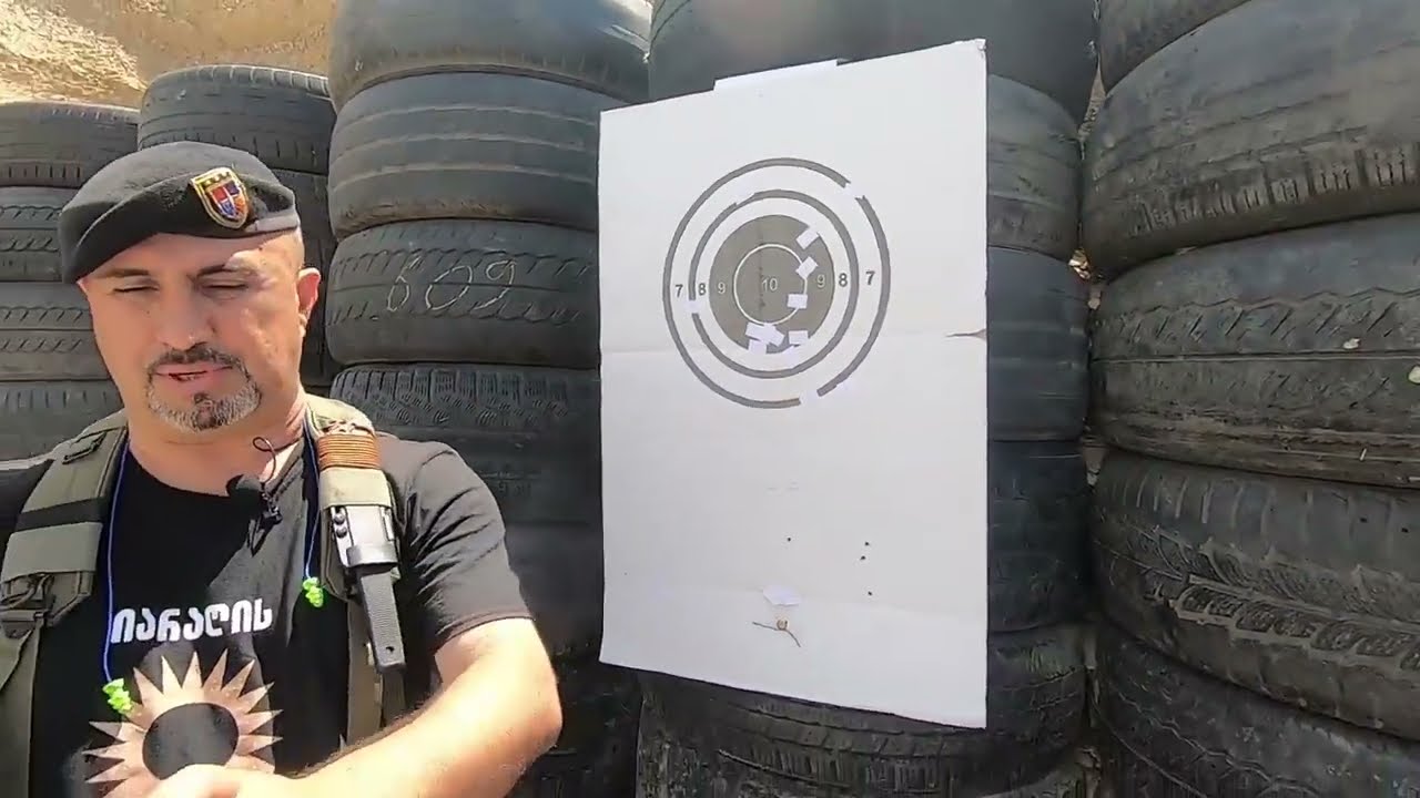 5,56X45 მმ  საიგა   სროლა სამიზნეზე  saiga  саига