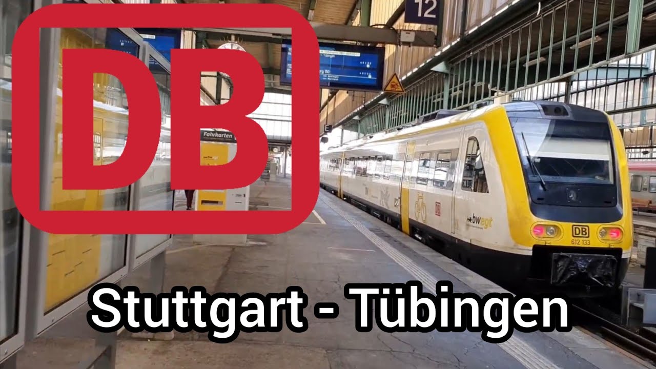 Ulm to Tübingen by train| Part 2/2 (IRE Stuttgart - Rottenburg/Ulm)