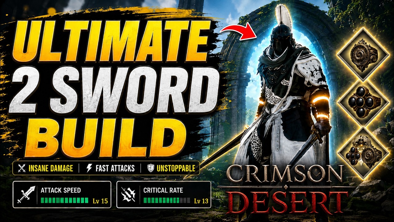 Crimson Desert | Лучший билд на 2 меча (Где найти редкое снаряжение)