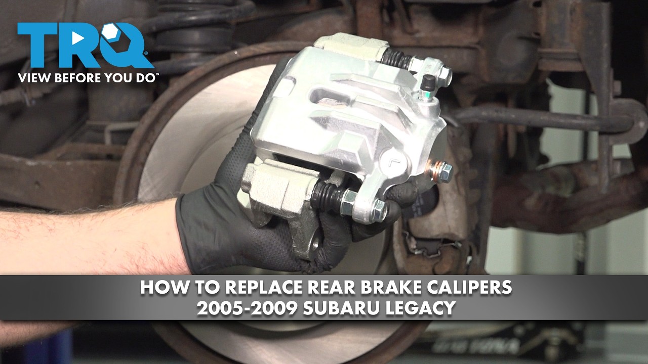 How to Replace Rear Brake Calipers 2005-2009 Subaru Legacy
