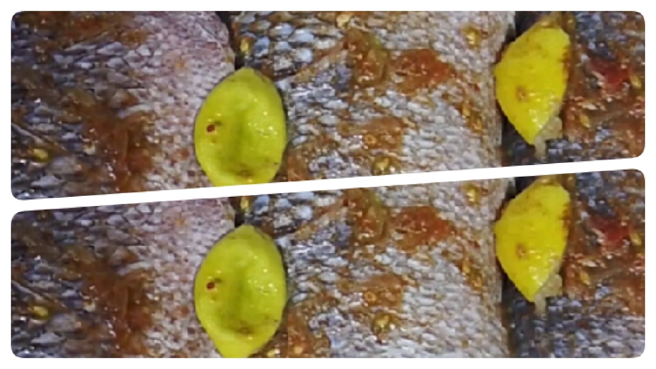 السمك المقلى بالصلصةعلى طريقتى