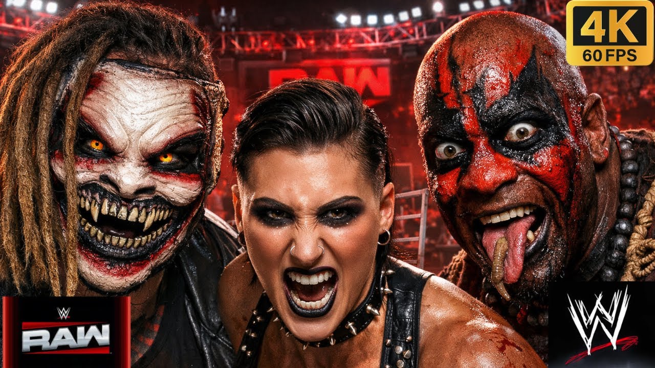 Full Match - Bray Wyatt Vs Boogeyman Vs Rhea Ripley Extreme Rules #wwe #wwe2k25 #shorts #raw #gaming