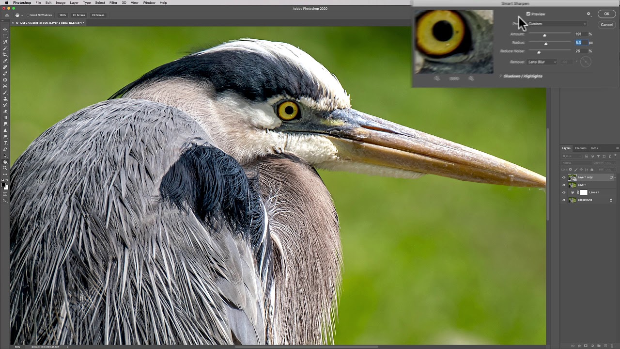 Photoshop Sharpening EXPLAINED - Smart Sharpen
