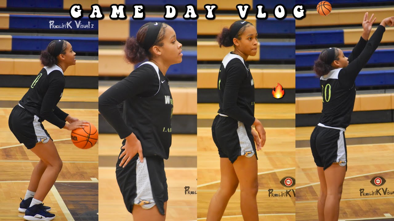 BASKETBALL GAME DAY VLOG + GRWM 🏀