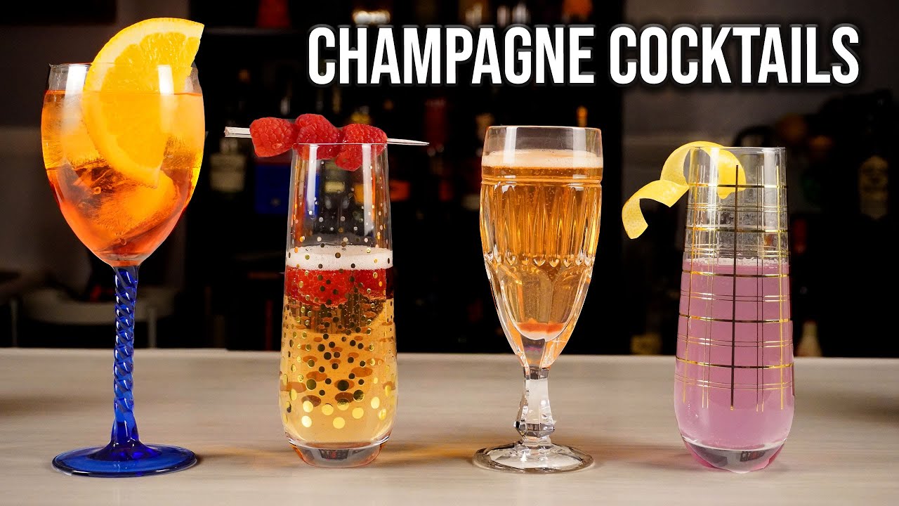 Easy Champagne Cocktails for New Year's Eve