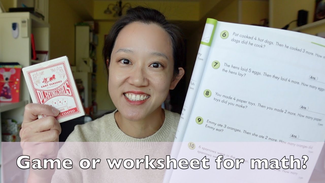 Gameschooling MATH | 3 SIMPLE ADDITION card games for Kindergarten