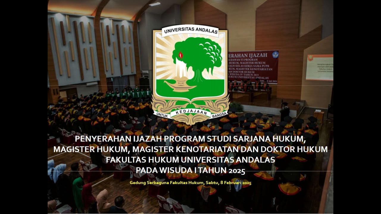 PENYERAHAN IJAZAH WISUDA I TAHUN 2025 FHUA