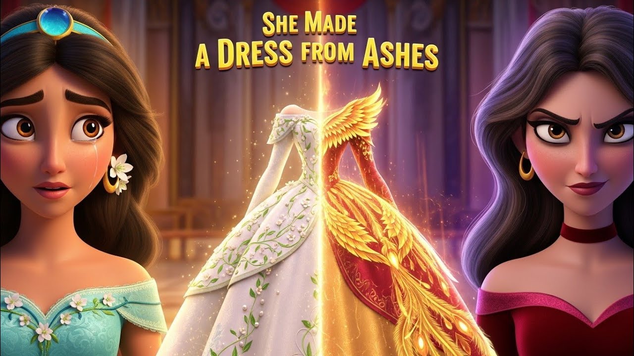 She Made a Dress from Ashes | Royal Fashion Fairytale | Hindi FairyTale | Urdu Royal Story | Taleza