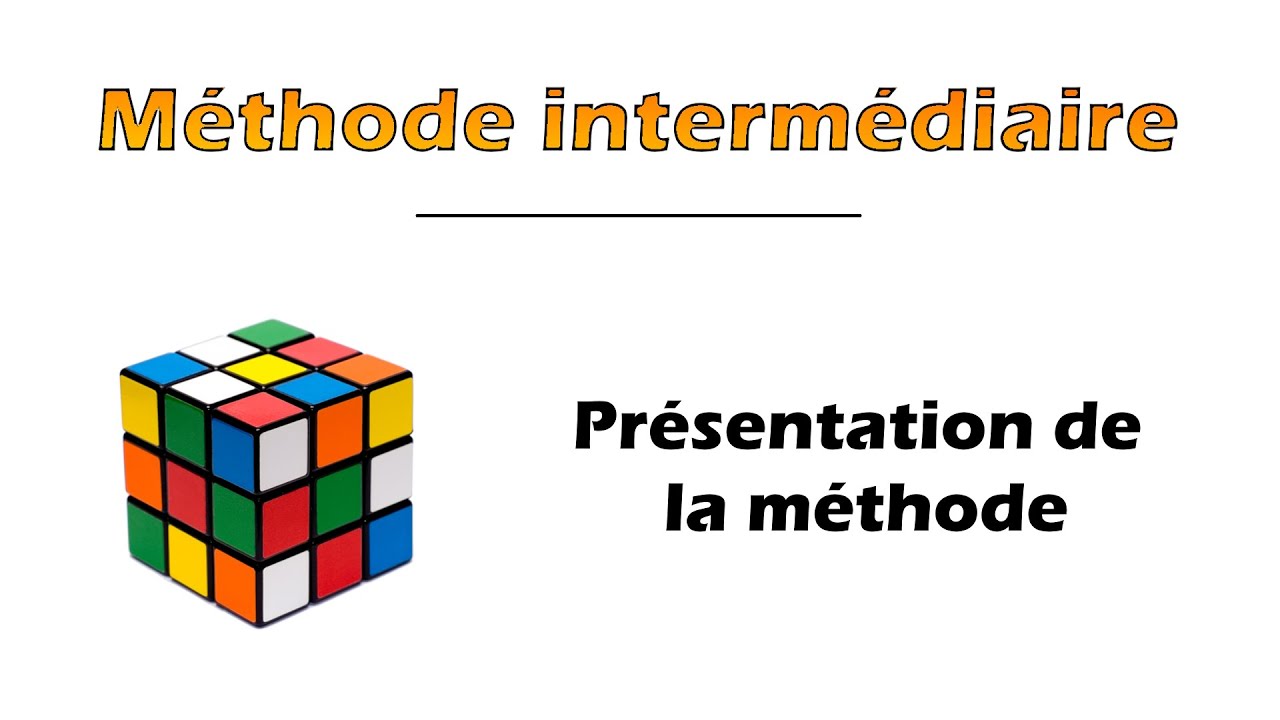 Introduction : méthode intermédiaire au 3x3 | Fridrich simplifiée ou CFOP intermédiaire