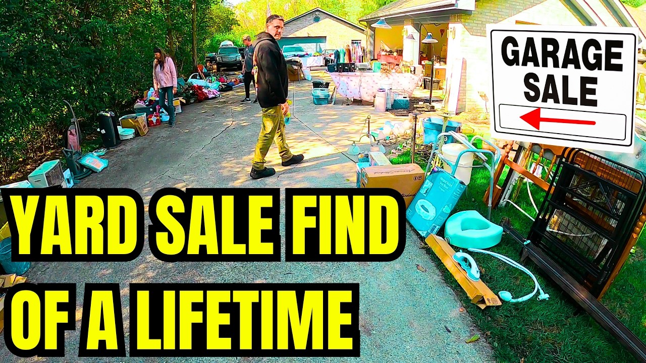 The Most Wonderful Hidden Garage Sale of MY LIFE