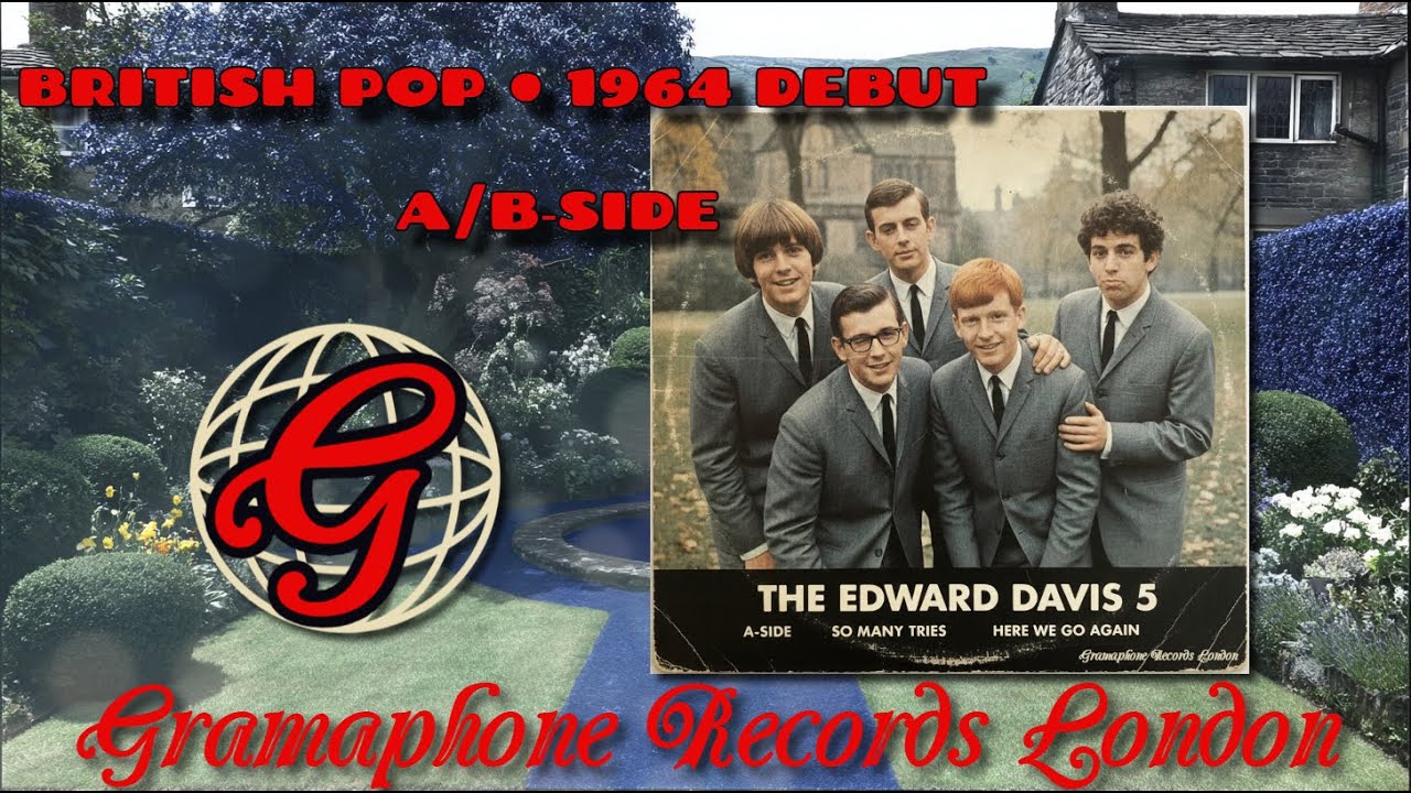 Most Dangerous Band in Nottingham: The Edward Davis 5 - So Many Tries (1964 Debut Single Rip)