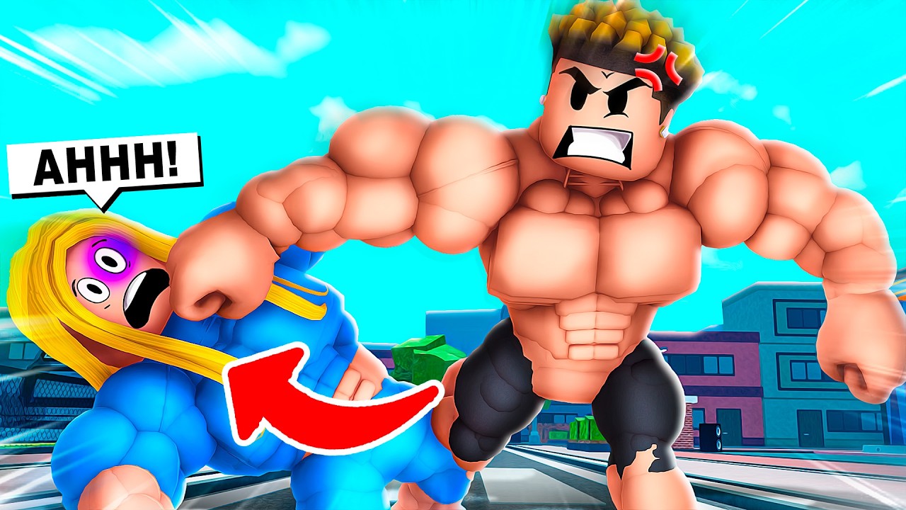 Я стал сильнейшим бойцом в Train to Fight! (Roblox)