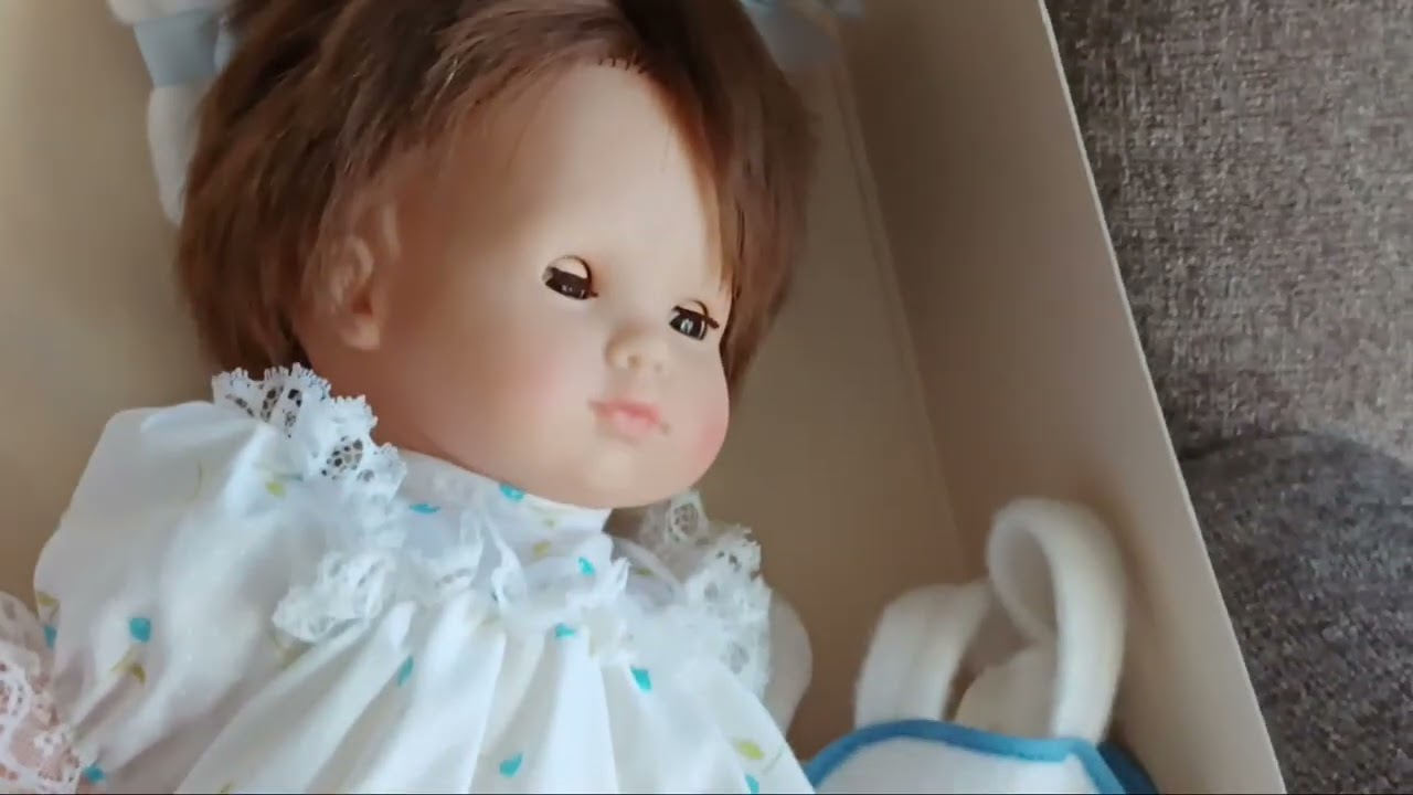 Vintage pre American girl bitty baby gotz baby doll blue giftset review 
