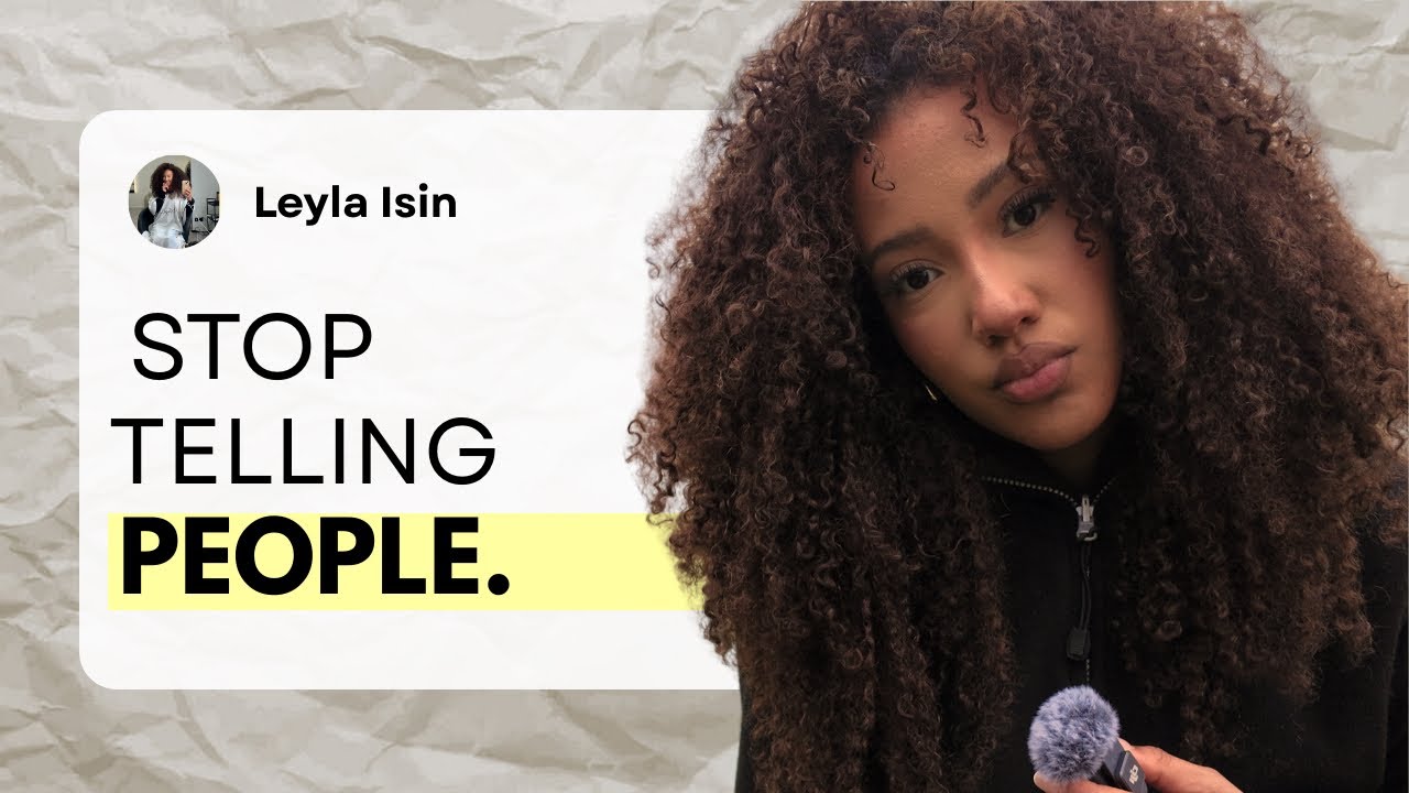 STOP TELLING PEOPLE. 