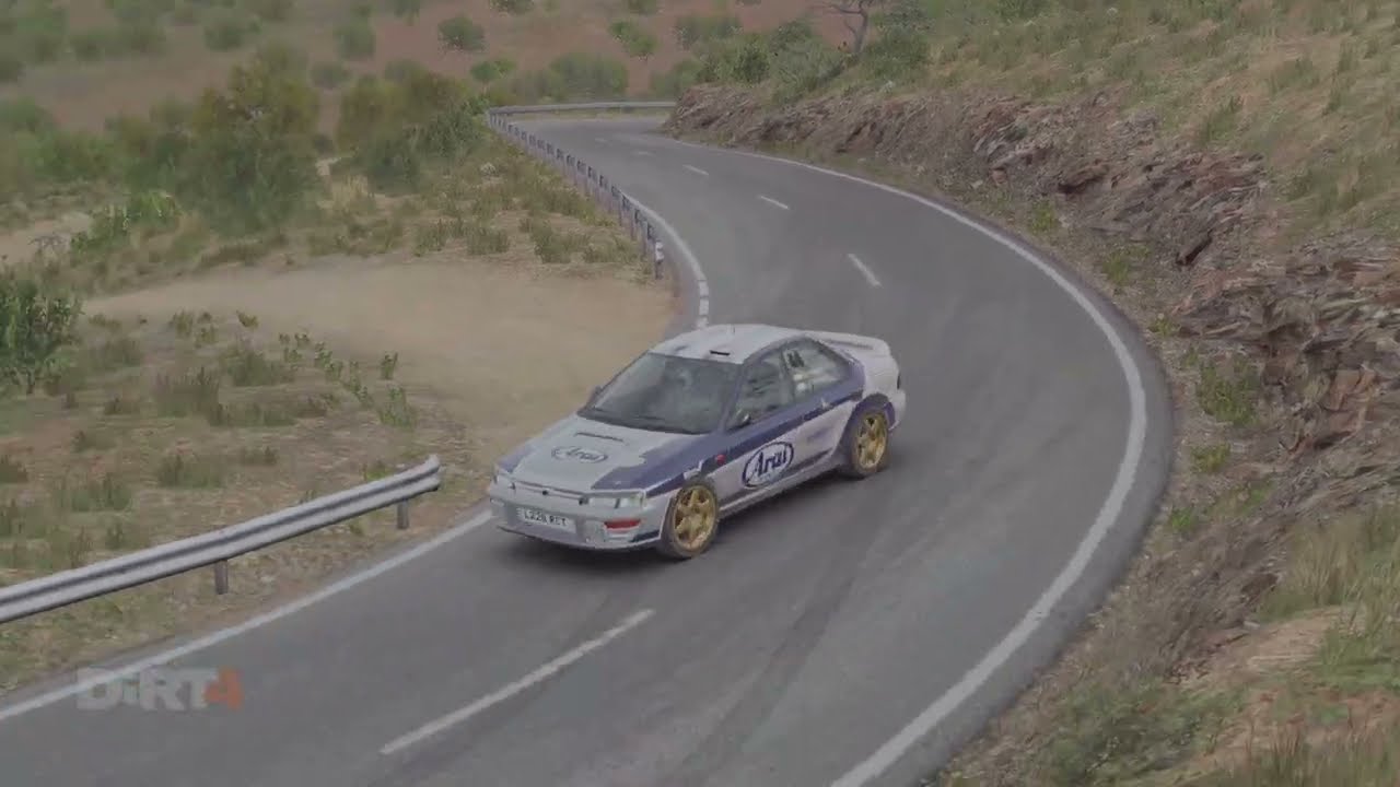 DiRT 4, subaru impreza, Spain