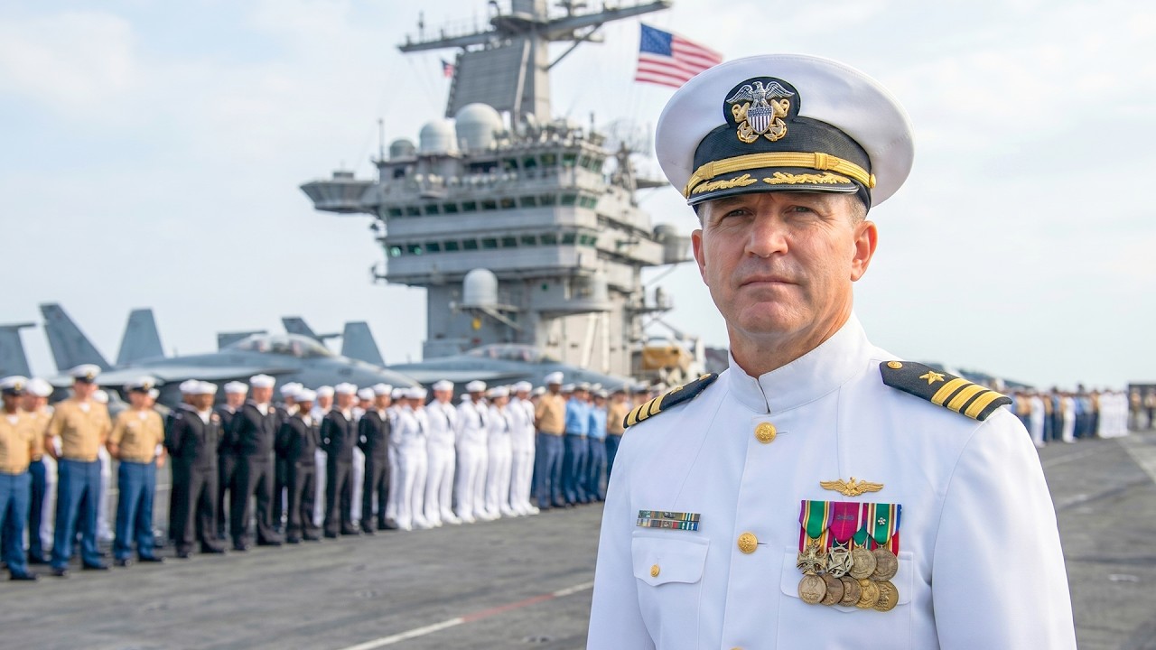 How U.S. Aircraft Carrier Captains COMMAND Over 5,000 Sailors at Sea