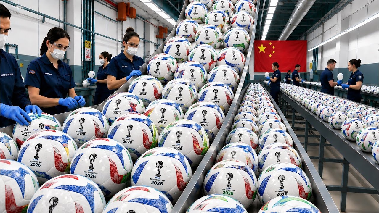 How FIFA World Cup Balls Are Made Inside Massive Chinese Factory