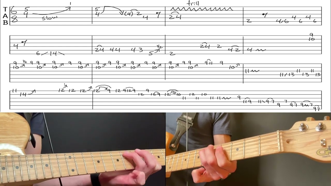 Starting Over | Guitar Solo 2 with TAB | Blues Guitar Tutorial with Patrick Dugan