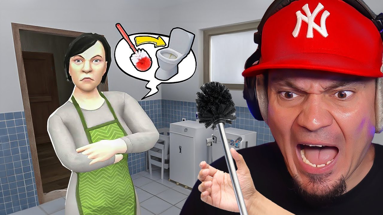 NIE UMYJESZ KIBLA = DOSTANIESZ W PYSK OD MAMY! 🚽🪥 Schoolboy Runaway