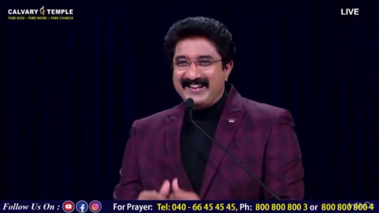 ✝️💐TODAY'S WORD OF GOD \\ DR SATISH KUMAR BROTHER SERMONS #jesusmessagesintelugu