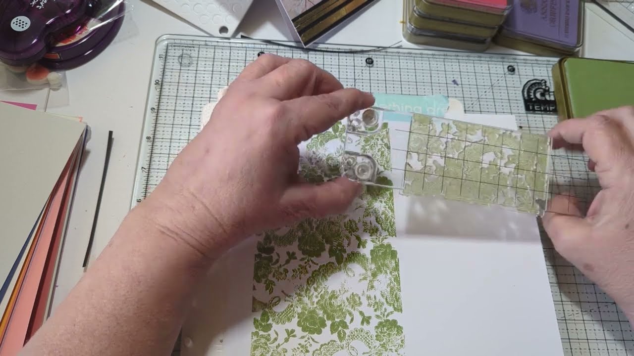 Reviewing Anna Griffins Anniversary Stamp Set and Stamping Platform