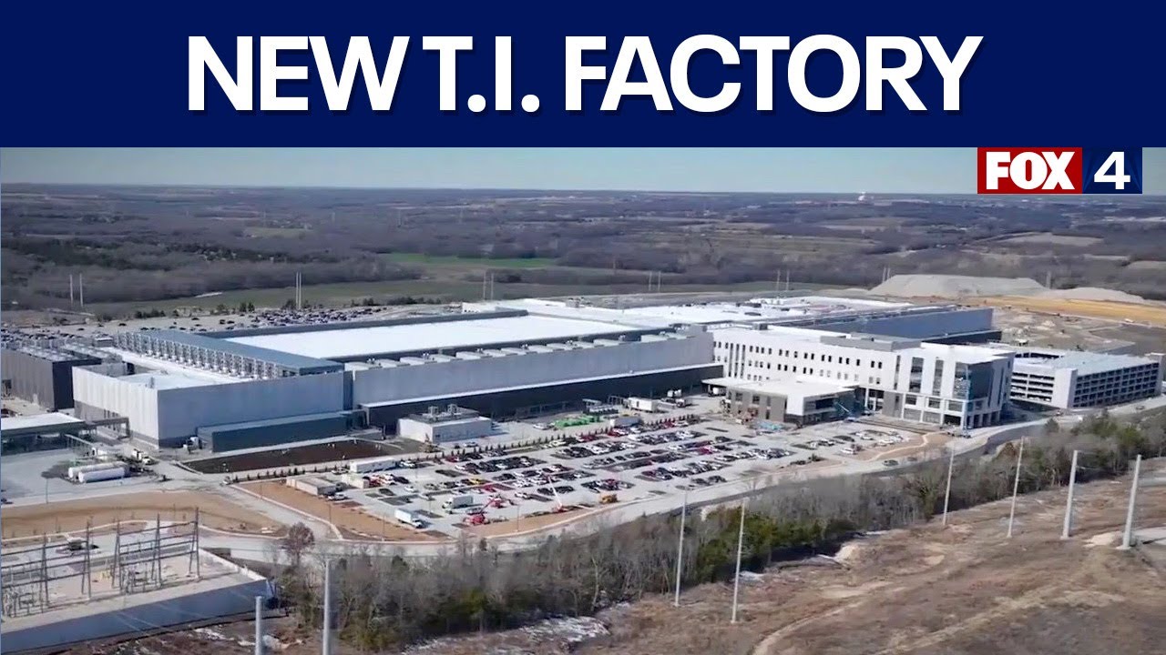 Texas Instruments opens new semiconductor factory in Sherman