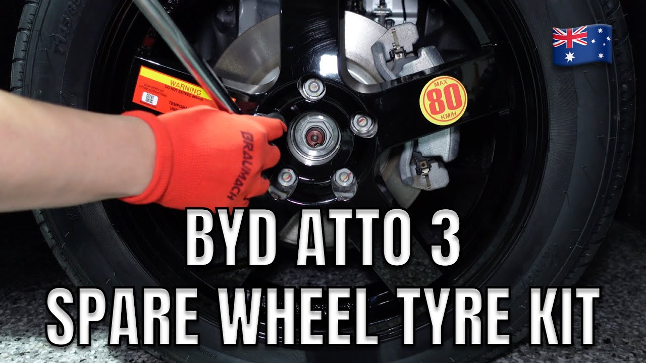 Запасное колесо и шина Braumach для BYD Atto 3 | Тестирование и демонстрация