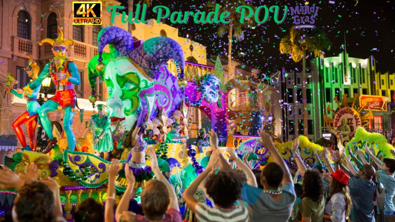 {4k} Universal Mardi Gras Parade 2026 at Universal Studios Florida