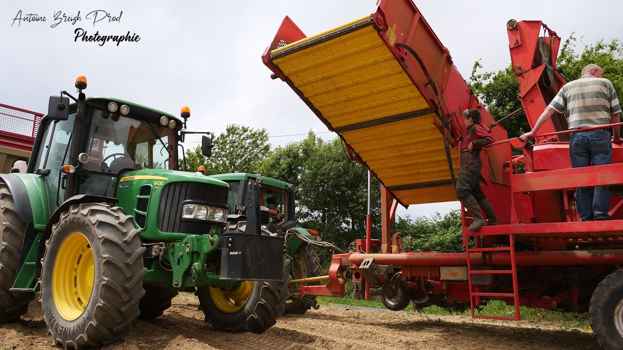 [RARE] Arrachage de betteraves rouges en Bretagne | John Deere | Grimme