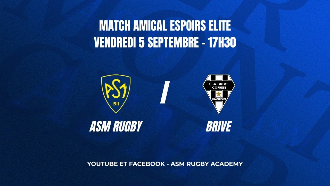 ASM/BRIVE espoir live