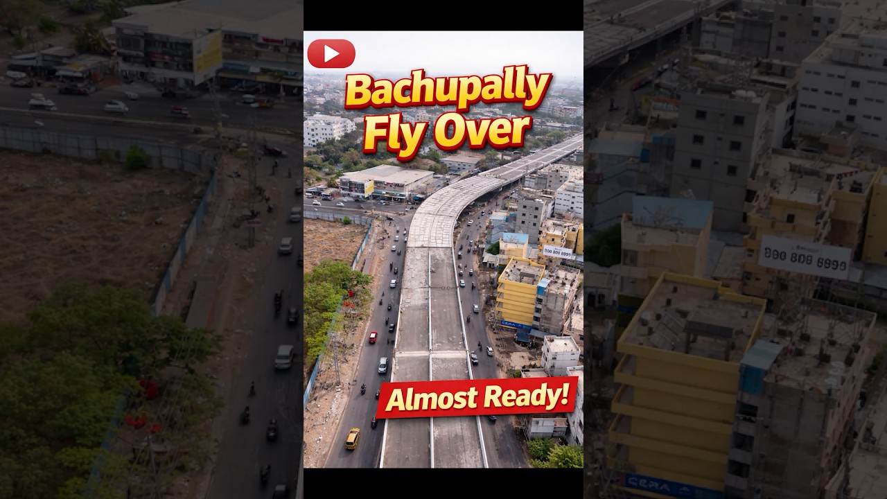 Bachupally Flyover - Almost Ready