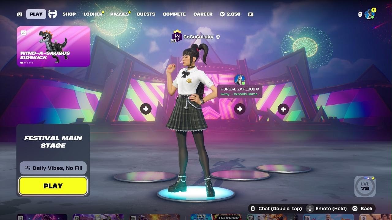 DAILY VIBES MAIN STAGE Fortnite Festival